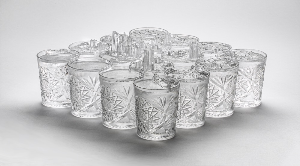 He has a piece in a show called “Melting Point” in Manhattan’s Heller Gallery, which opened recently.