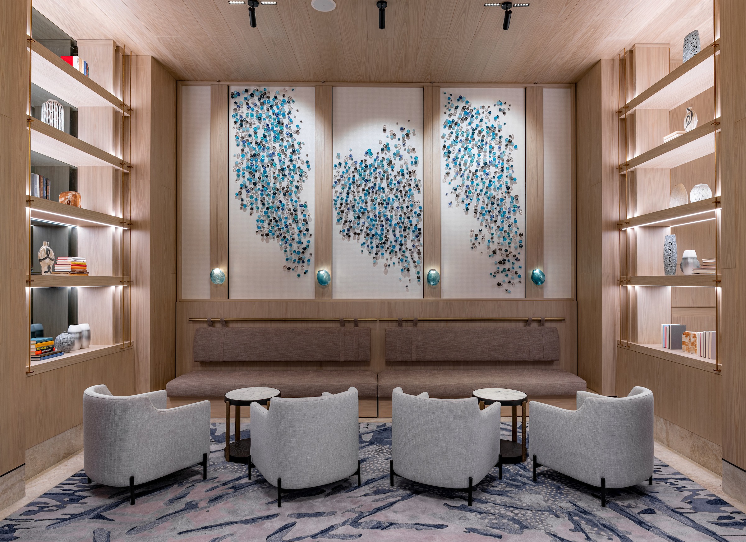 Waldorf Astoria Cancun-Library Lounge