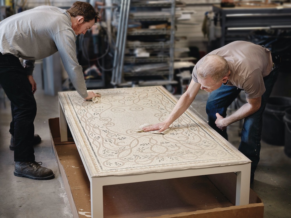NR xMH polishing mosaic table Adam Ewing Photography copy