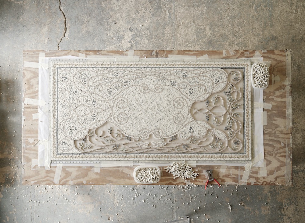 New Ravenna bespoke mosaic table top copy