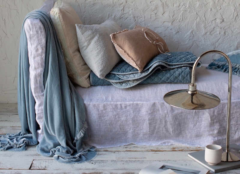 Its collections of cotton, linen, and silk, that is.