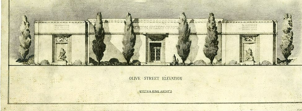 An intern for a New York architecture firm, he came down in 1919 to look at one of the houses he’d worked on.