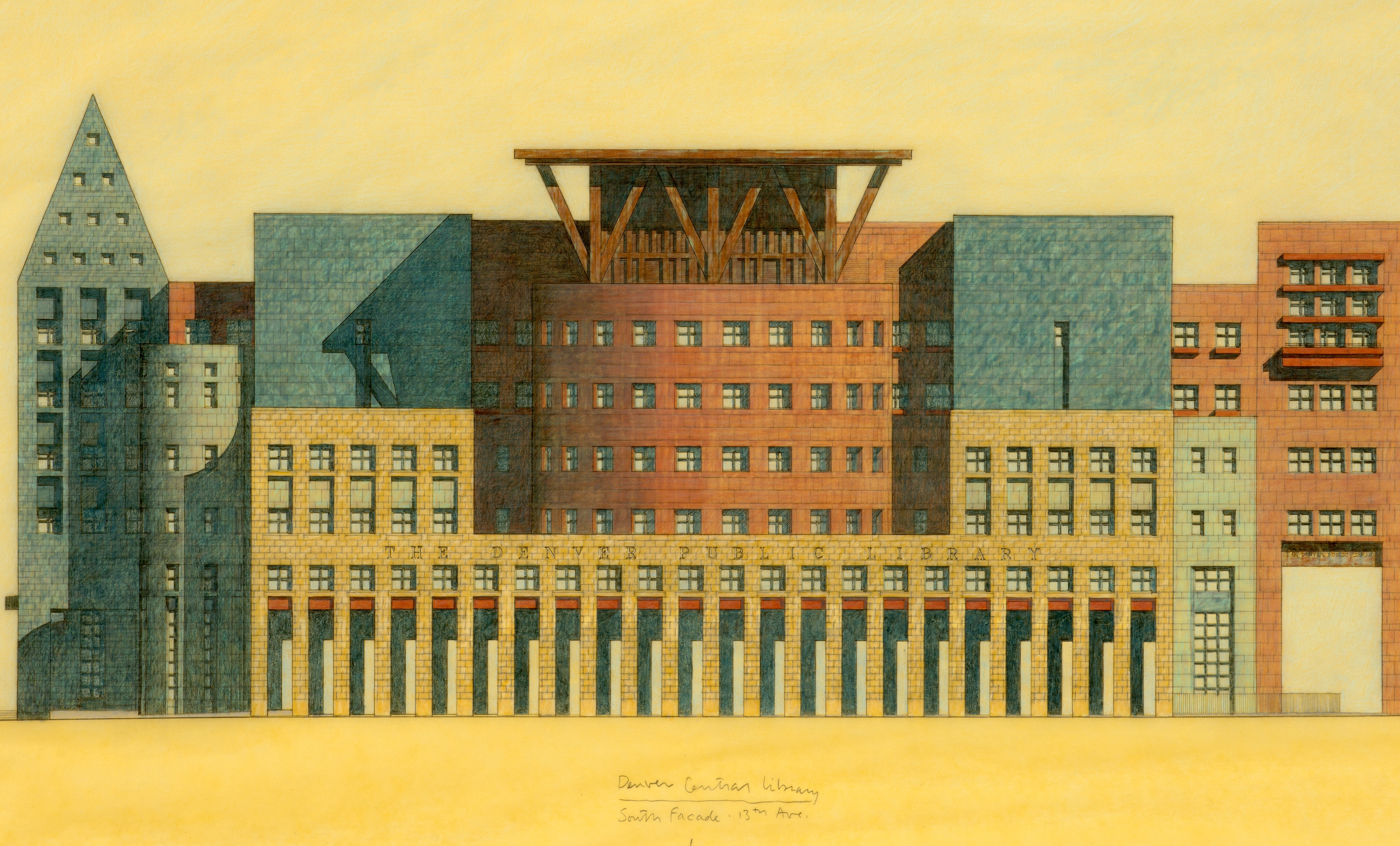 Beyond the physical beauty of many of the drawings—from travel drawings to early sketches for many of Michael’s most important buildings to studies for his product design—experts at Princeton felt the archive ought to stay intact in a single institution where it could be a resource for scholars and students.