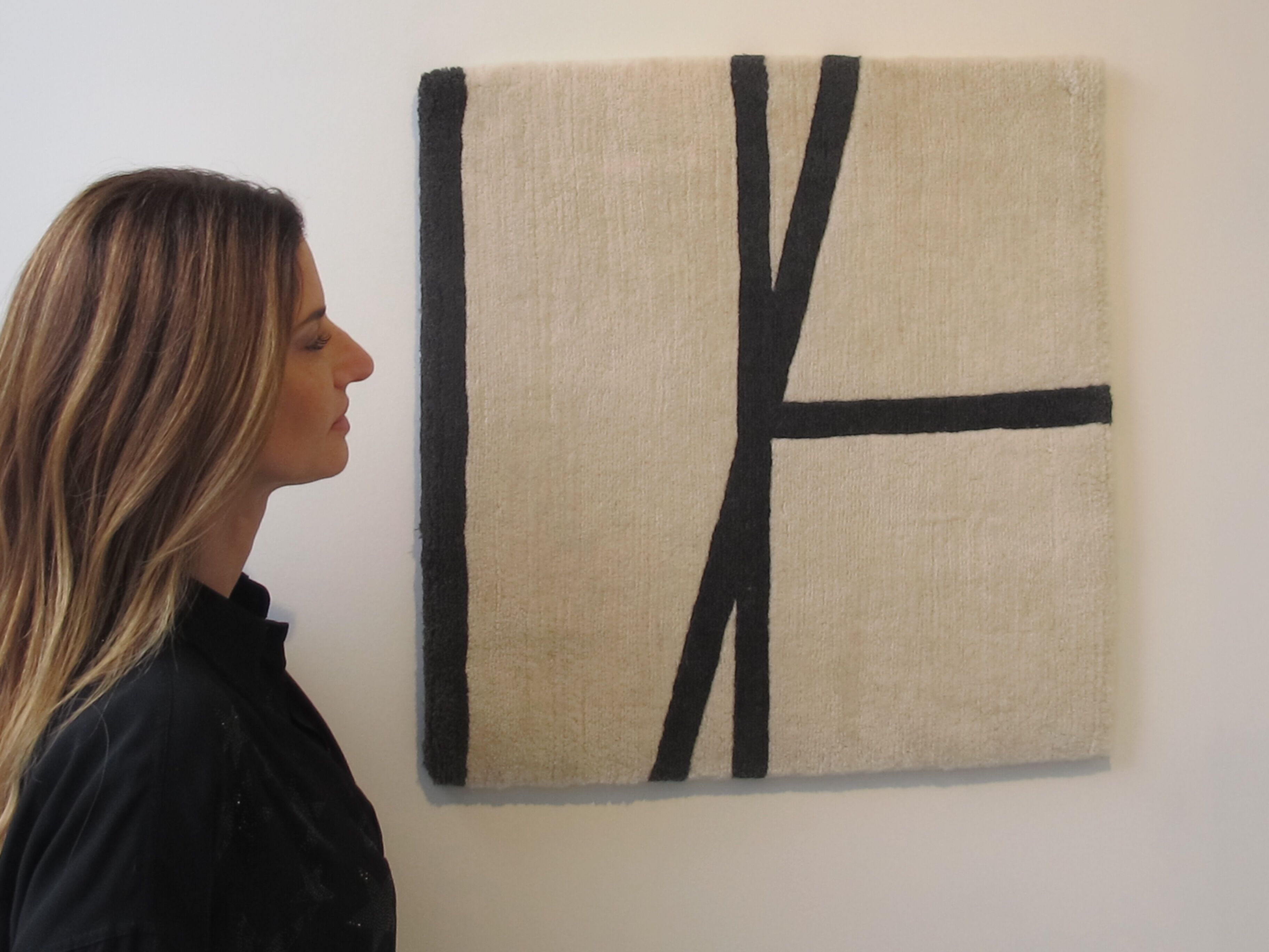 Three years ago, she started her own line of carpets at Jt. Pfeiffer.