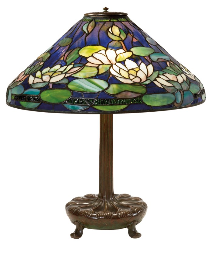 Biltmore is clearing out five rooms at its new Legacy Building at Antler Hill Village, where a La Farge triptych already makes its home, for a series of lamps and chandeliers by Tiffany.