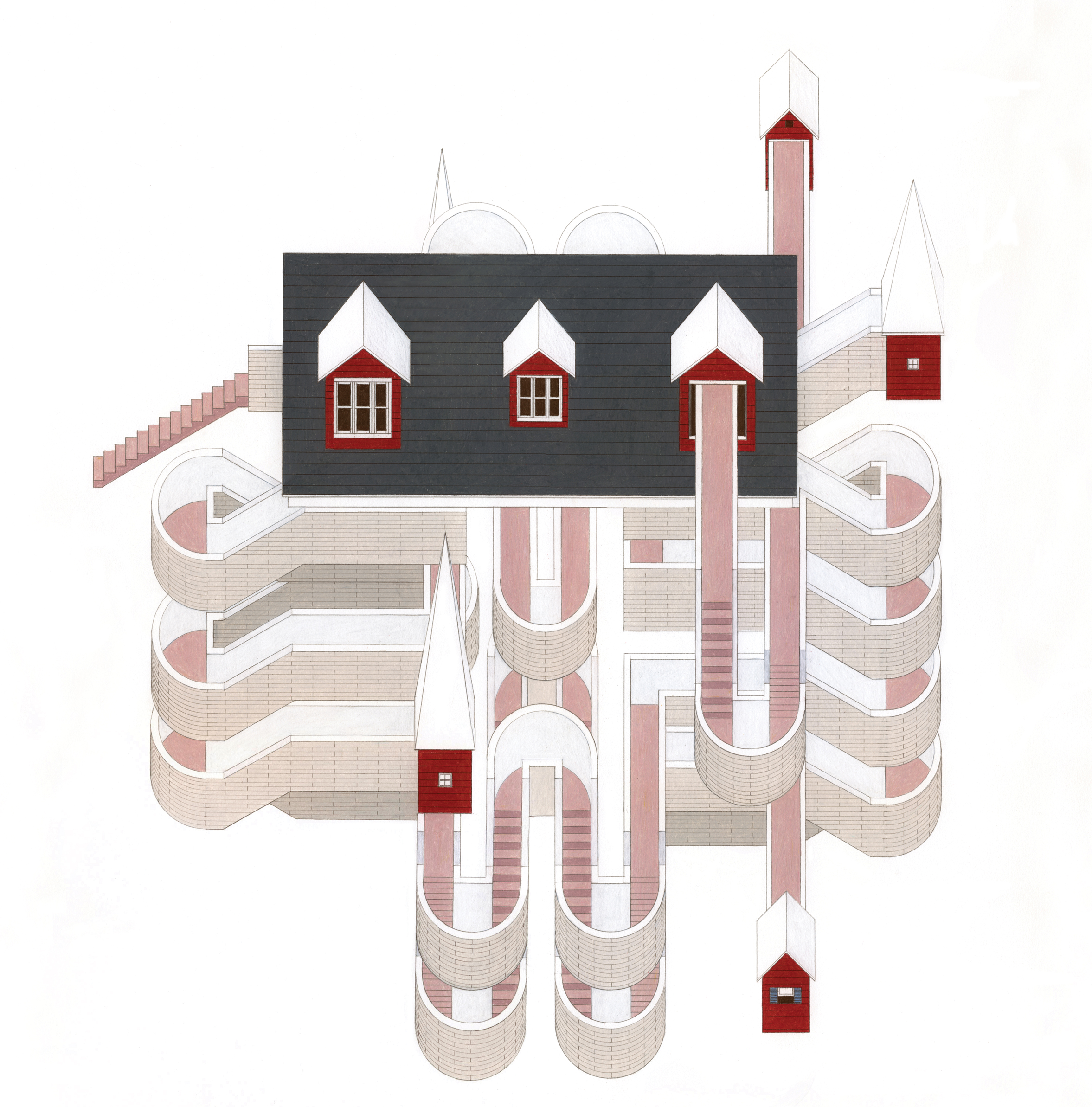 Over time, the computer became her &ldquo;go-to&rdquo; source for renderings. Then a few years back, she began to draw by hand again.