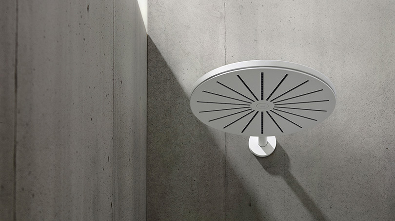 They’re an understated matte white – a finish that he and Verner Overgard, engineer/owner of the VOLA factory in Denmark, would have appreciated.