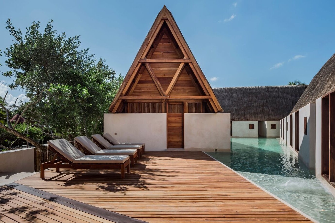 It’s in the state of Quintana Roo, where fishing is the main industry, and golf carts and bicycles provide most transportation.