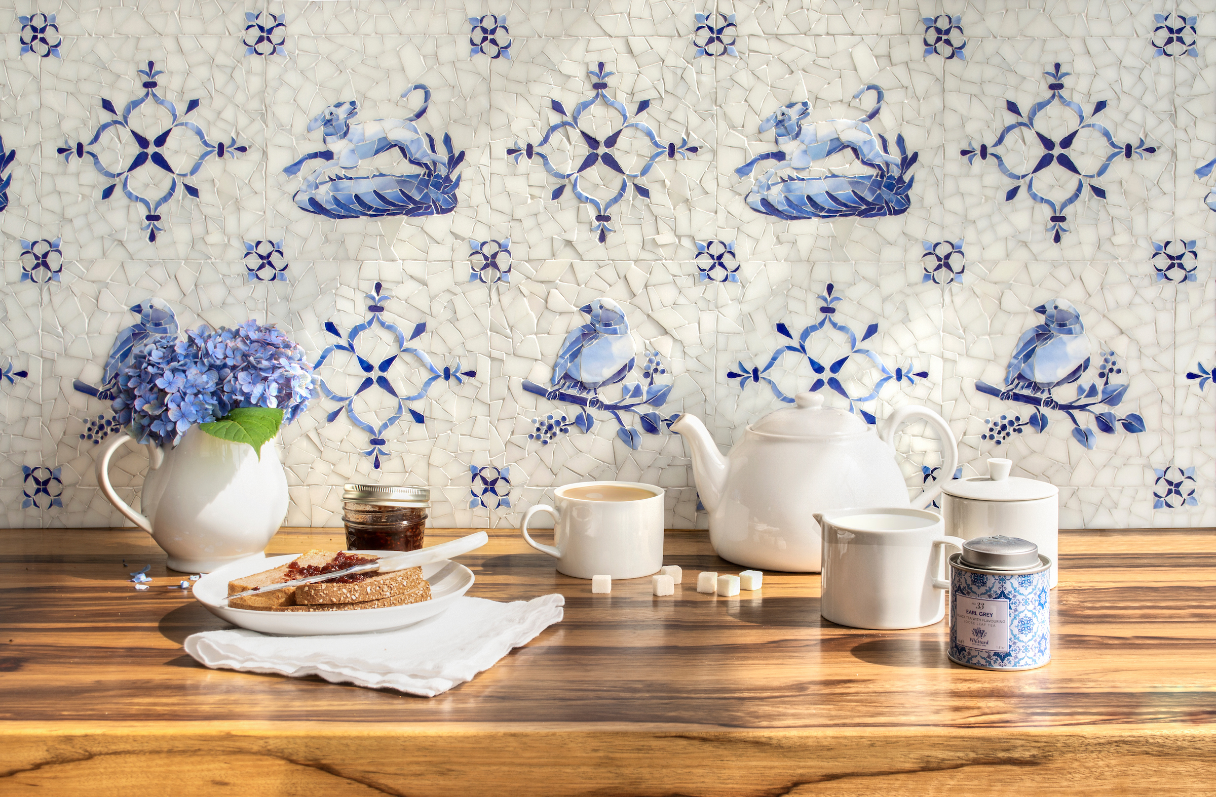 Instead of delft mosaics depicting dragons, mermaids and children on stilts, some of the studio’s 21st-century work takes its cues from the waterfront around them.